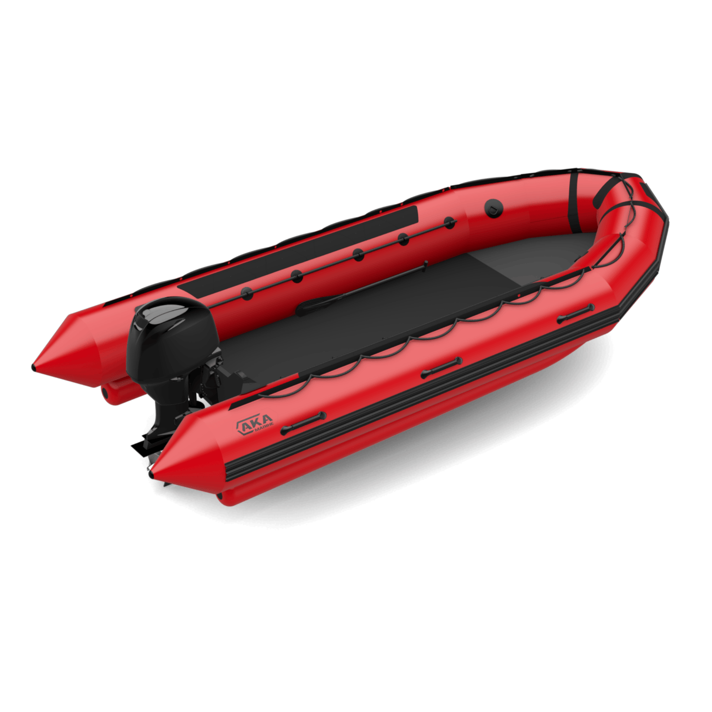 heavy-duty werkboot AKA Marine F53H-C 5,30 m Neopreen Hypalon rood 