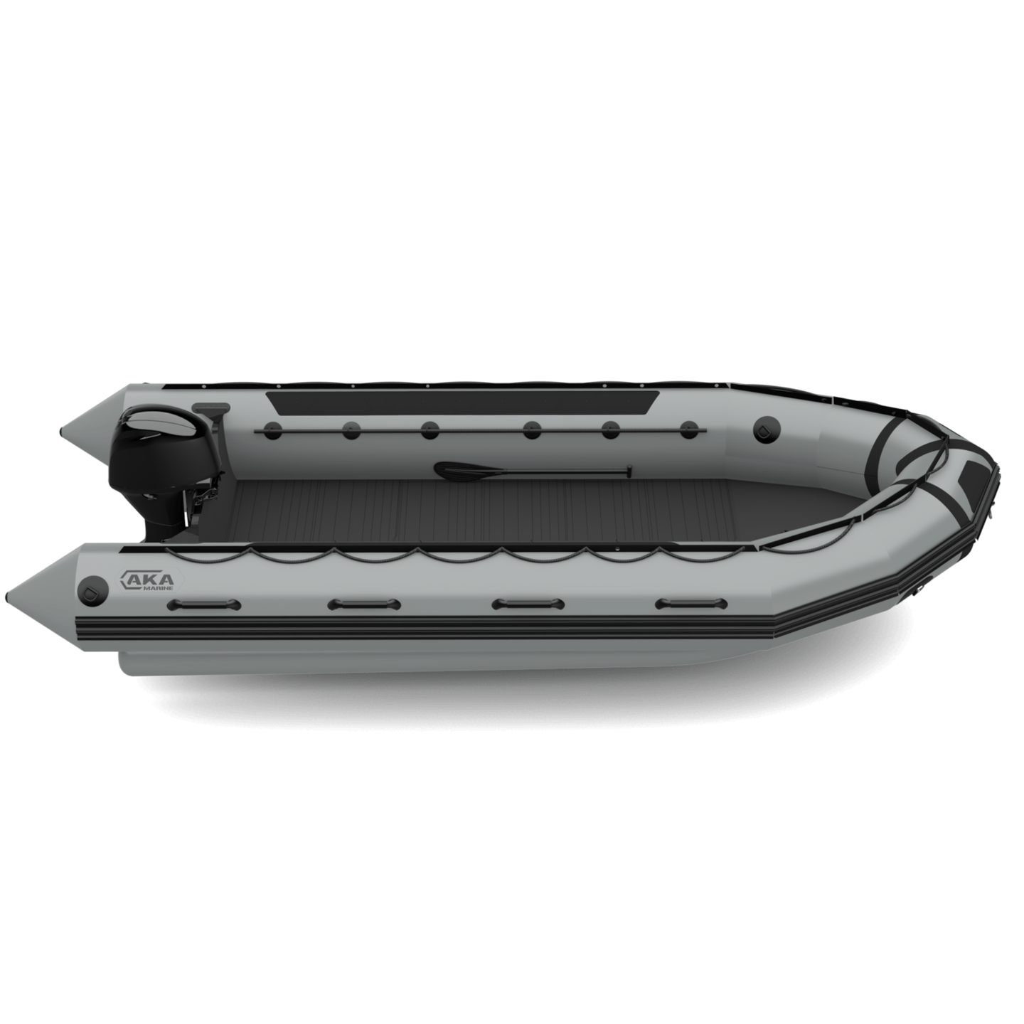 AKA Marine F59H-C 5,85m-neopreen-hypalon-grijs -heavy-duty-werkboot